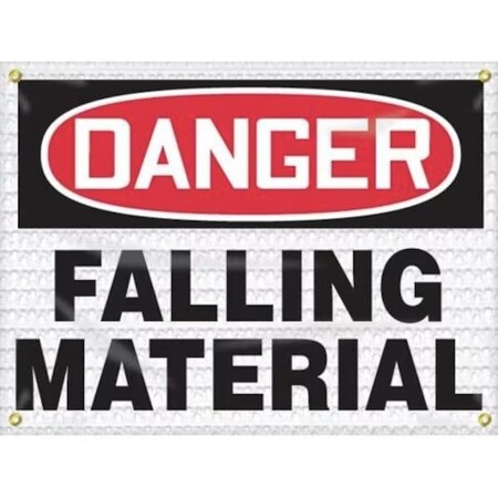 Accuform OSHA DANGER HIGH WIND SAFETY SIGN FMB136 FMB136